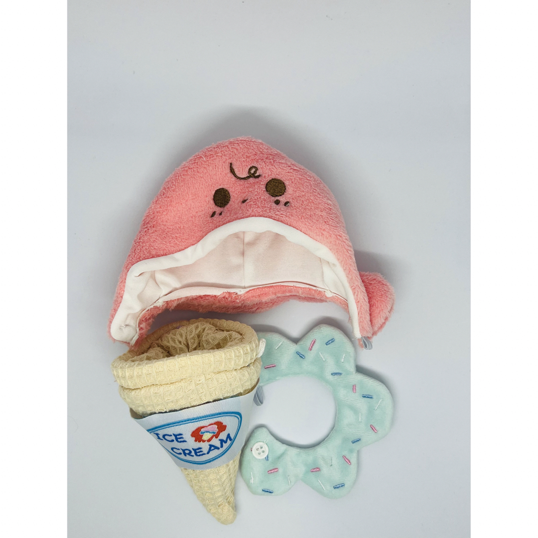 k-pop 10cmぬいぐるみ 服 エンタメ/ホビーのおもちゃ/ぬいぐるみ(ぬいぐるみ)の商品写真
