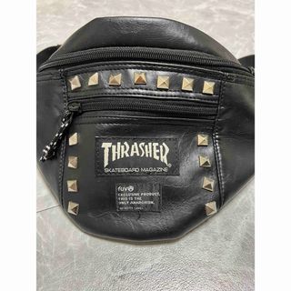 THRASHER - THRASHER ボディバッグ スタッズ付き