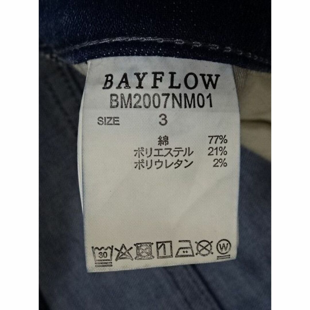 BAYFLOW(ベイフロー)のベイフロー☆BAYFLOW☆ダメージ加工スキニー☆3☆ウェスト約82cm メンズのパンツ(デニム/ジーンズ)の商品写真