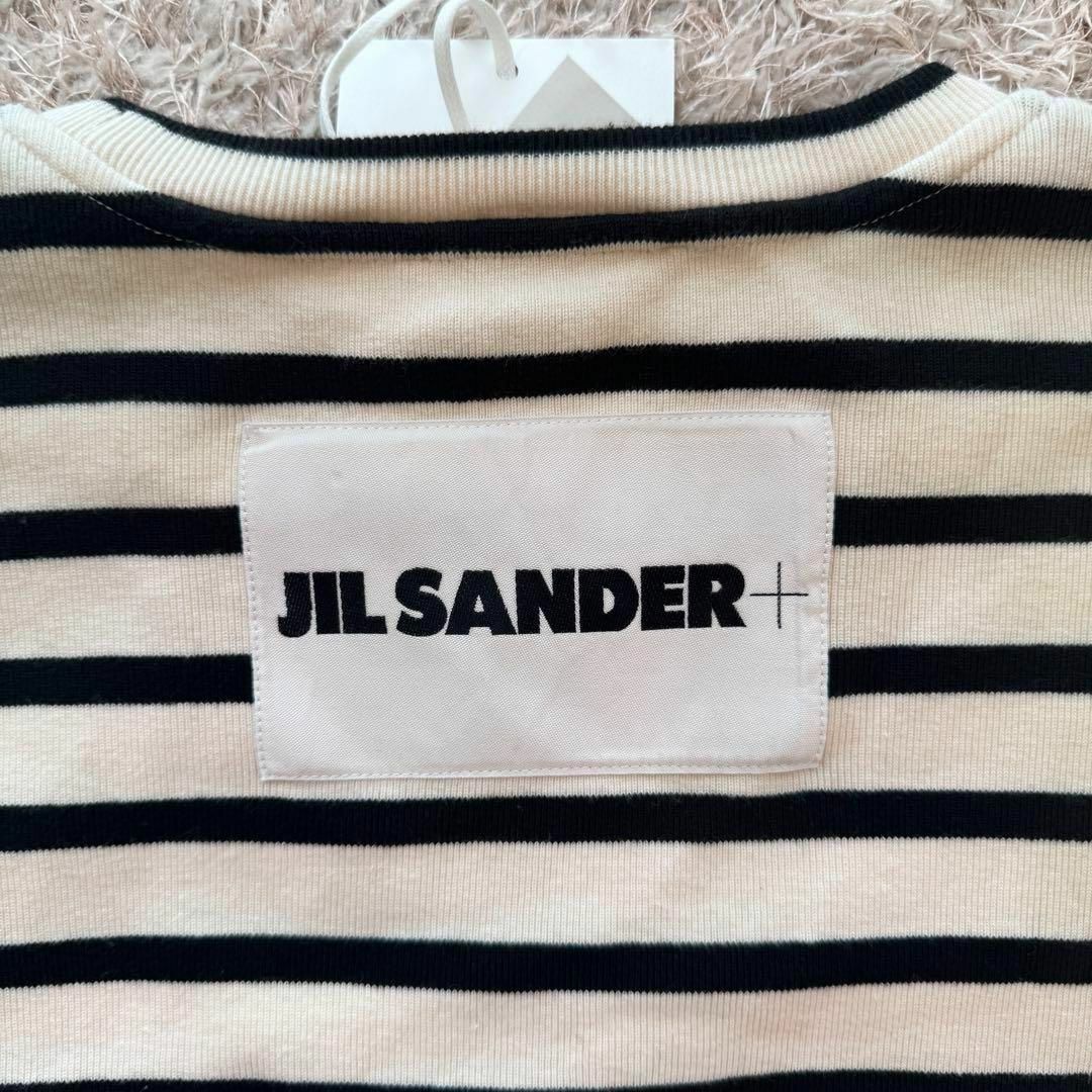 【未使用】JIL SANDER+ ボーダー カットソー Sサイズ ベージュ