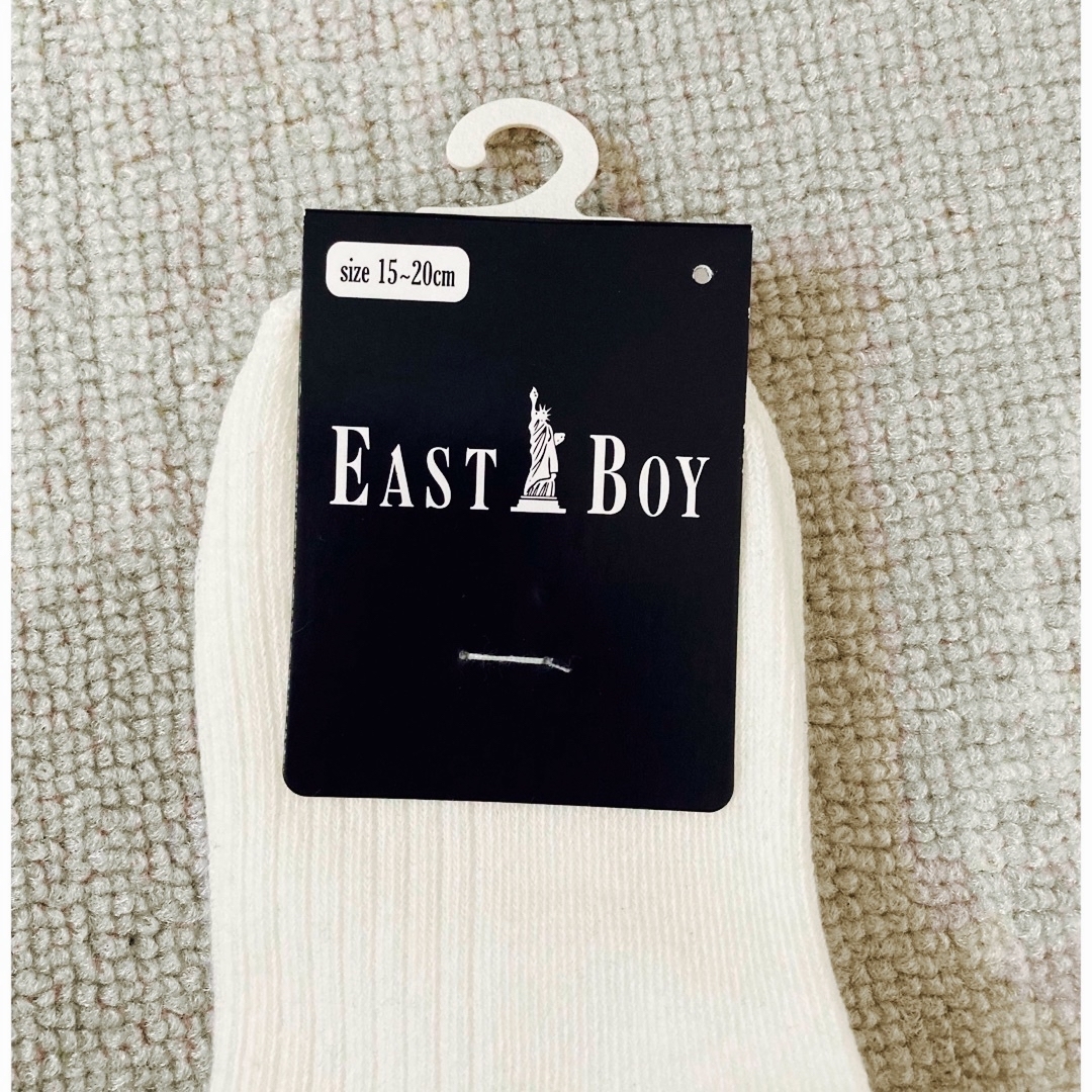 EASTBOY(イーストボーイ)の【新品・タグ付き】EAST BOY 靴下 15~20cm キッズ/ベビー/マタニティのこども用ファッション小物(靴下/タイツ)の商品写真