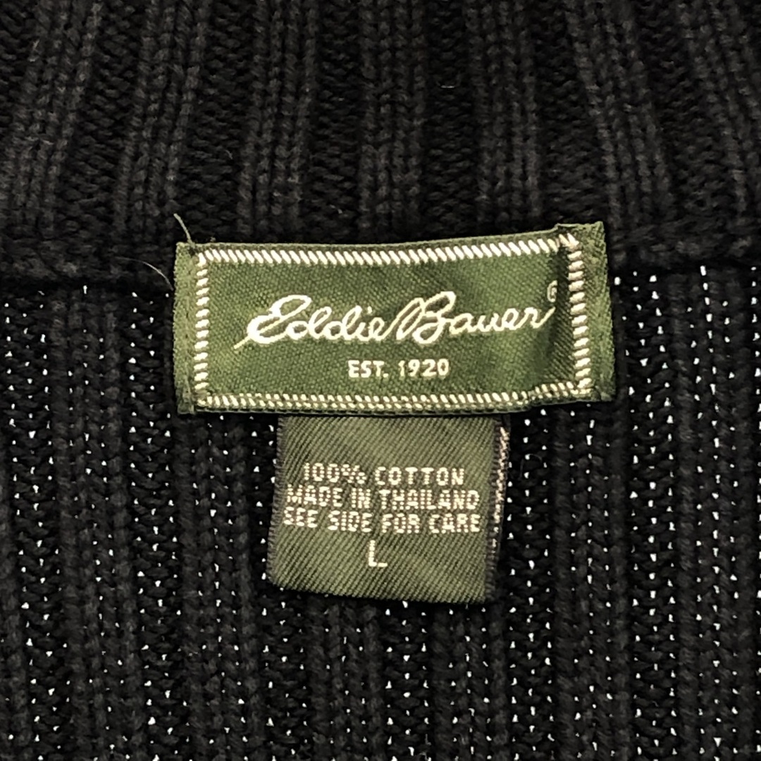 Eddie Bauer(エディーバウアー)の古着 エディーバウアー Eddie Bauer ドライバーズニットセーター メンズL /eaa389363 メンズのトップス(ニット/セーター)の商品写真