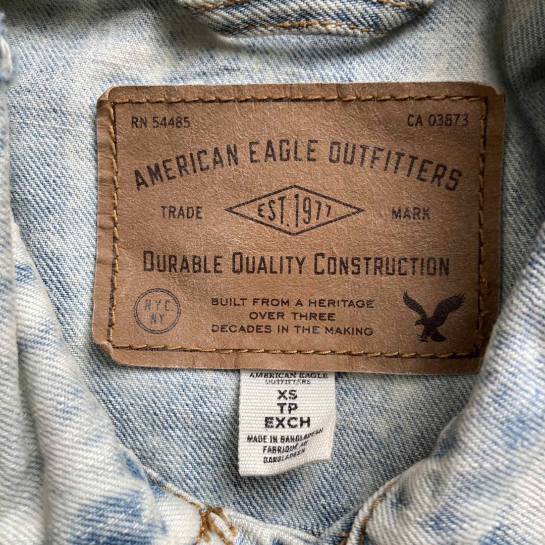 American Eagle(アメリカンイーグル)の【送料無料】American Eagle ジージャン　デニム　ジーンズ　XS メンズのジャケット/アウター(Gジャン/デニムジャケット)の商品写真