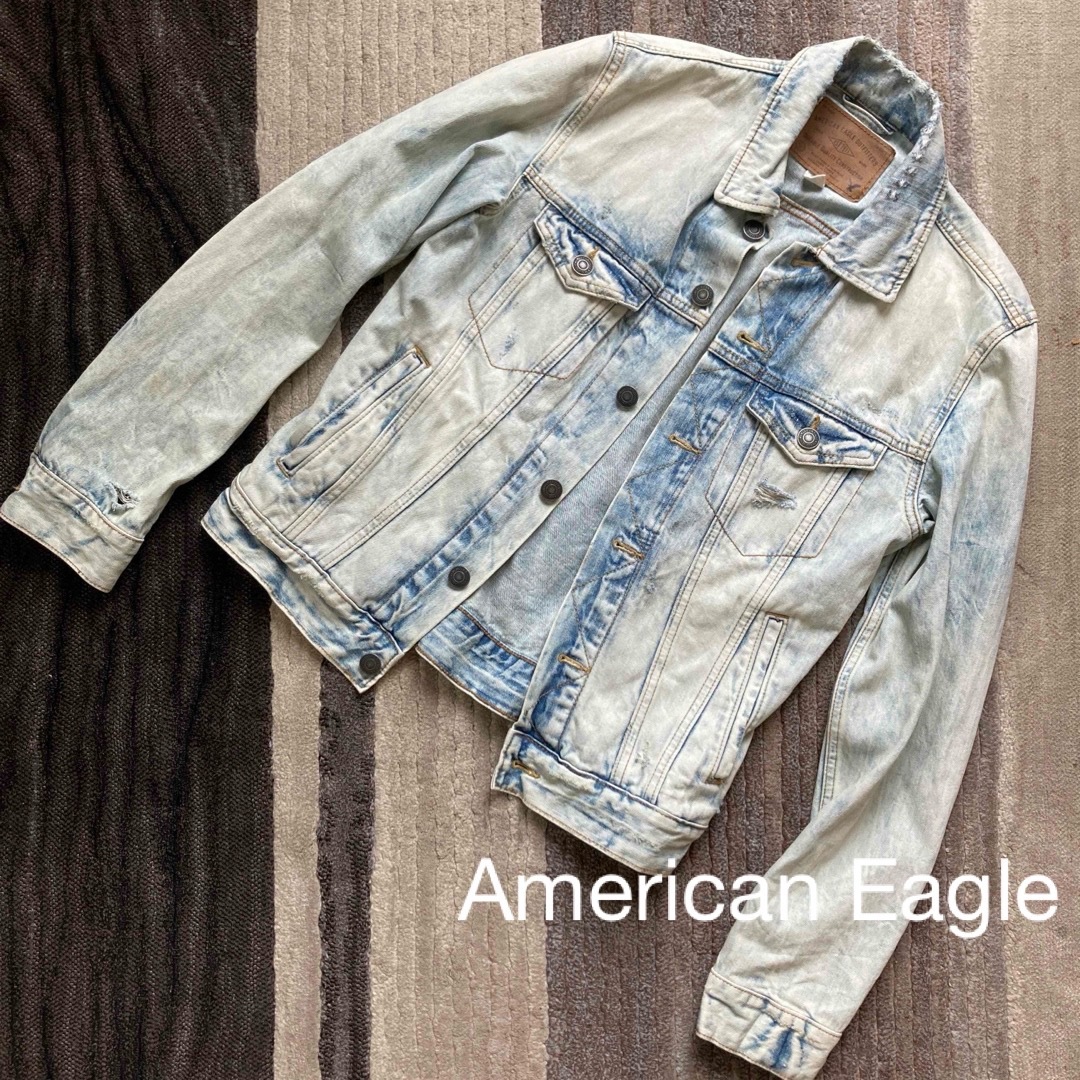 American Eagle(アメリカンイーグル)の【送料無料】American Eagle ジージャン　デニム　ジーンズ　XS メンズのジャケット/アウター(Gジャン/デニムジャケット)の商品写真