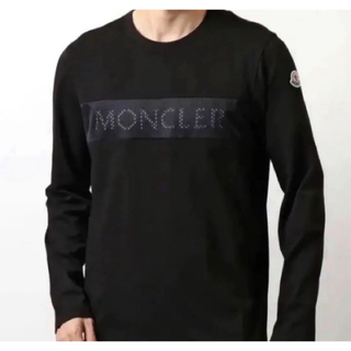 【美品】【レア】MONCLER モンクレール ロング　Tシャツ　長袖　黒　M