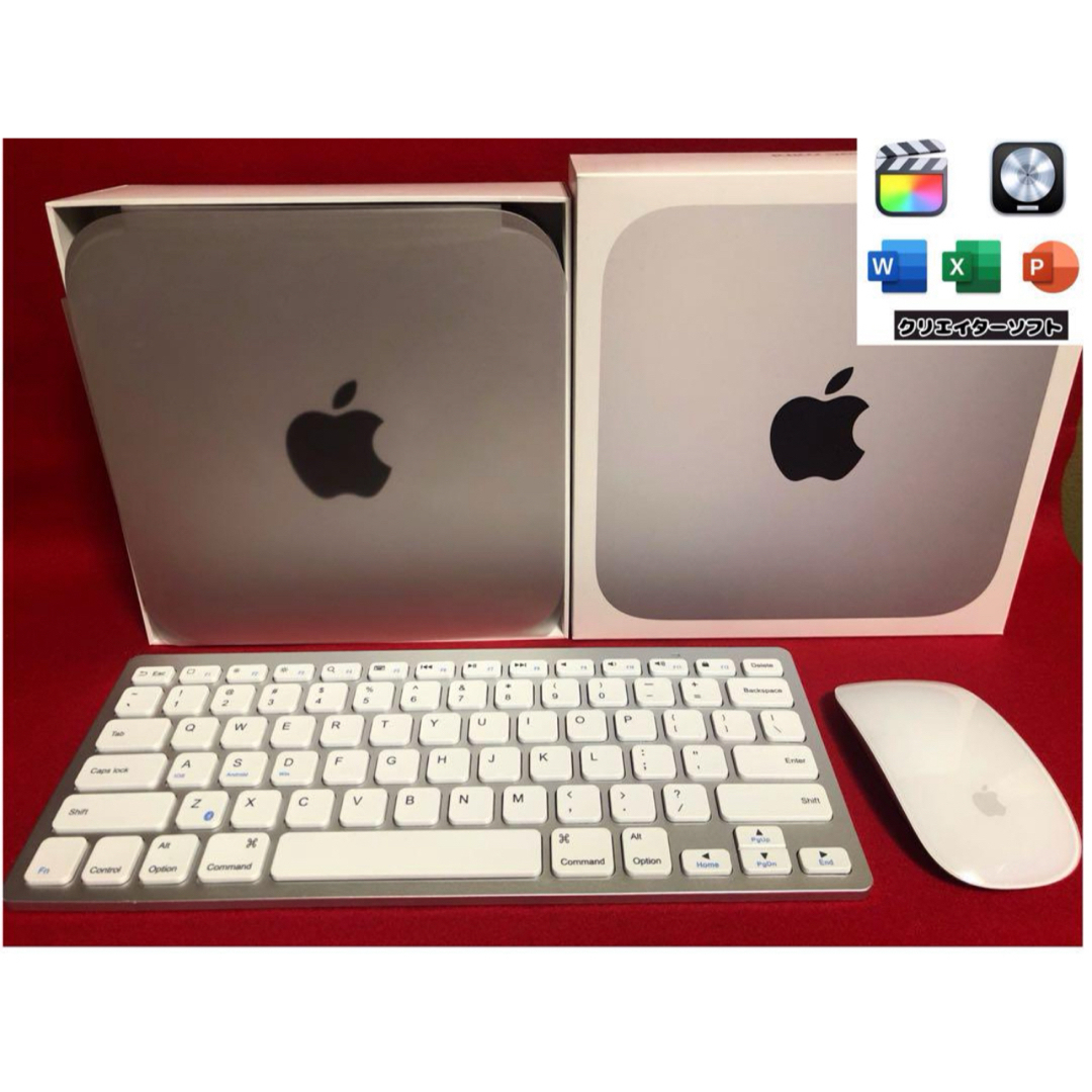 Apple(アップル)のMacMini M1 8/512GB キーボードマウスセット スマホ/家電/カメラのPC/タブレット(デスクトップ型PC)の商品写真