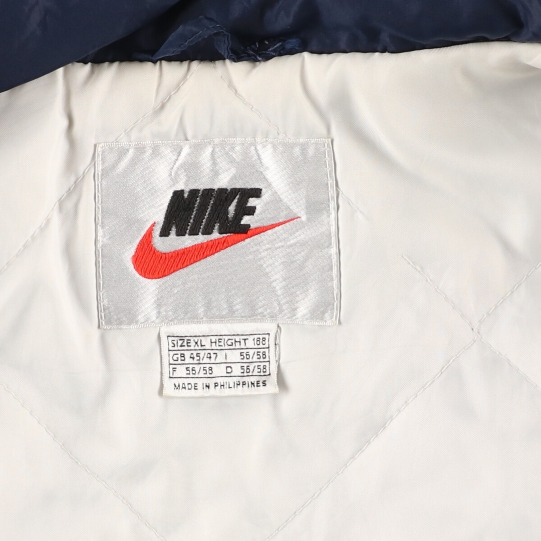 NIKE(ナイキ)の古着 90年代 ナイキ NIKE 中綿ジャケット パファージャケット メンズXL ヴィンテージ /eaa414040 メンズのジャケット/アウター(ダウンジャケット)の商品写真