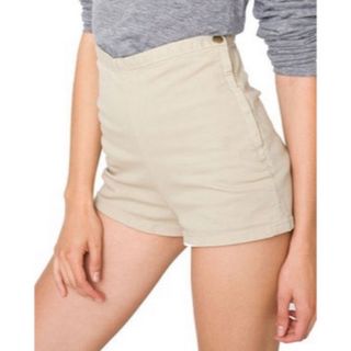 アメリカンアパレル(American Apparel)のAmerican apparel ハイウエスト　タップショーツ  ショートパンツ(ショートパンツ)