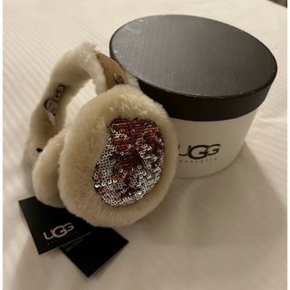 アグ(UGG)のUGG みみあて　イヤーマフラー　キラキラ　ムートン　スパンコール(イヤーマフ)