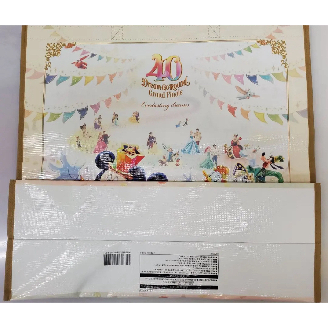 Disney(ディズニー)のディズニー  40周年  グランドフィナーレ  ショッピングバッグ エンタメ/ホビーのおもちゃ/ぬいぐるみ(キャラクターグッズ)の商品写真