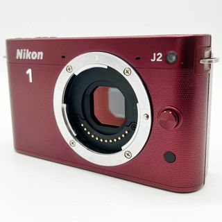 ニコン(Nikon)の■ Nikon ニコン Nikon 1 J2 ボディ レッド(ミラーレス一眼)