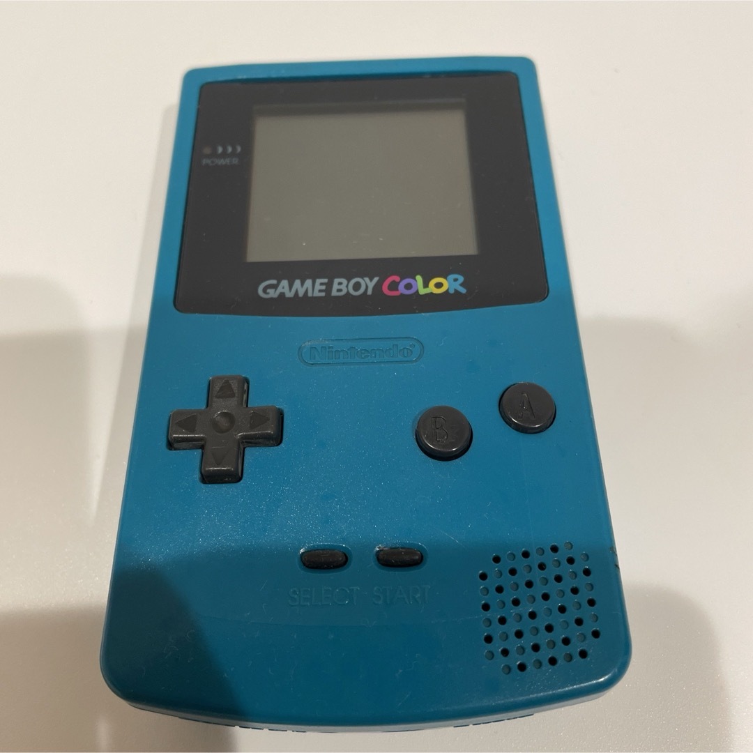 ゲームボーイ(ゲームボーイ)のゲームボーイカラーブルー＋ポケモン金箱付きセット！ エンタメ/ホビーのゲームソフト/ゲーム機本体(携帯用ゲーム機本体)の商品写真