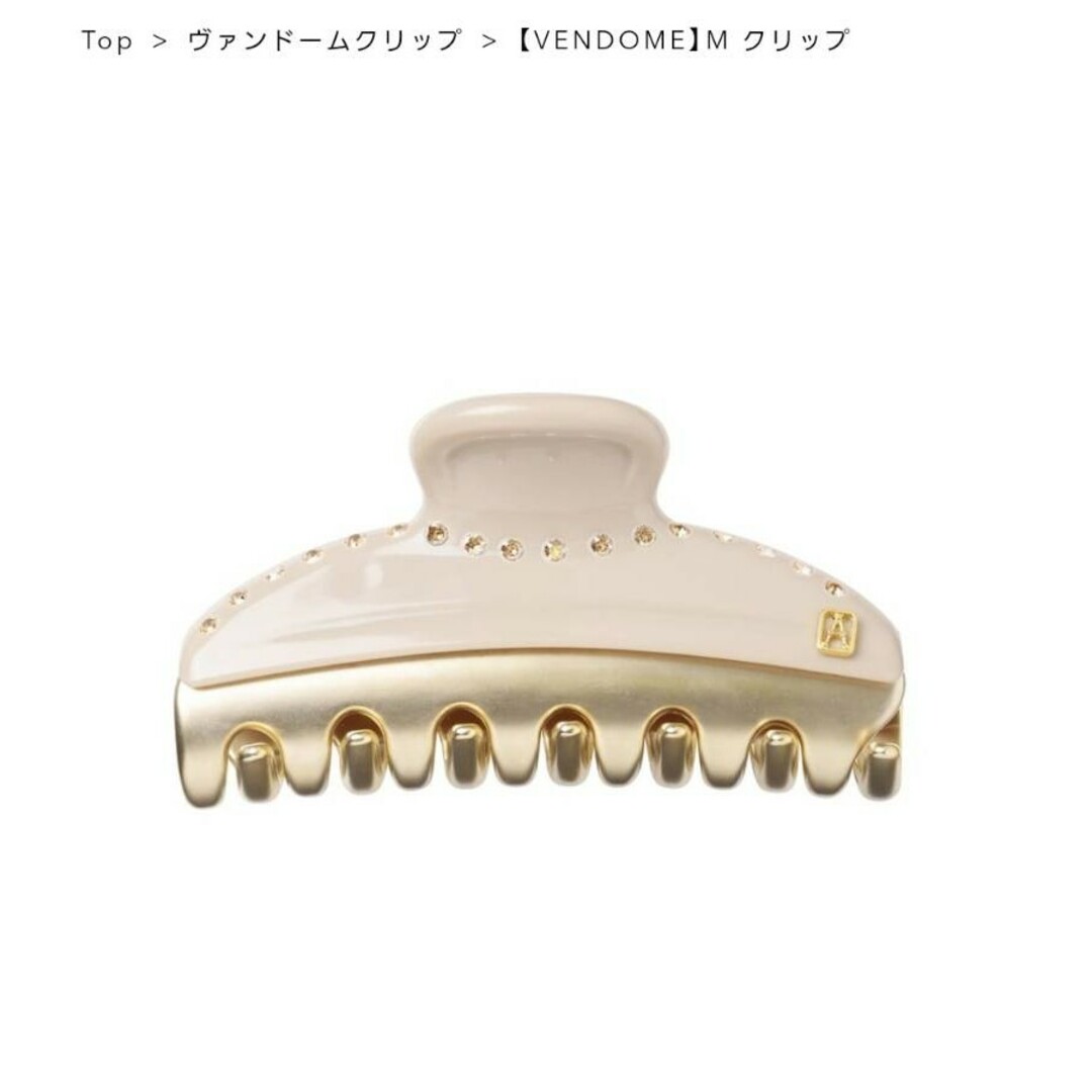 Alexandre de Paris(アレクサンドルドゥパリ)の新品☆アレクサンドル ドゥ パリ VENDOME CLIP (M) レディースのヘアアクセサリー(バレッタ/ヘアクリップ)の商品写真