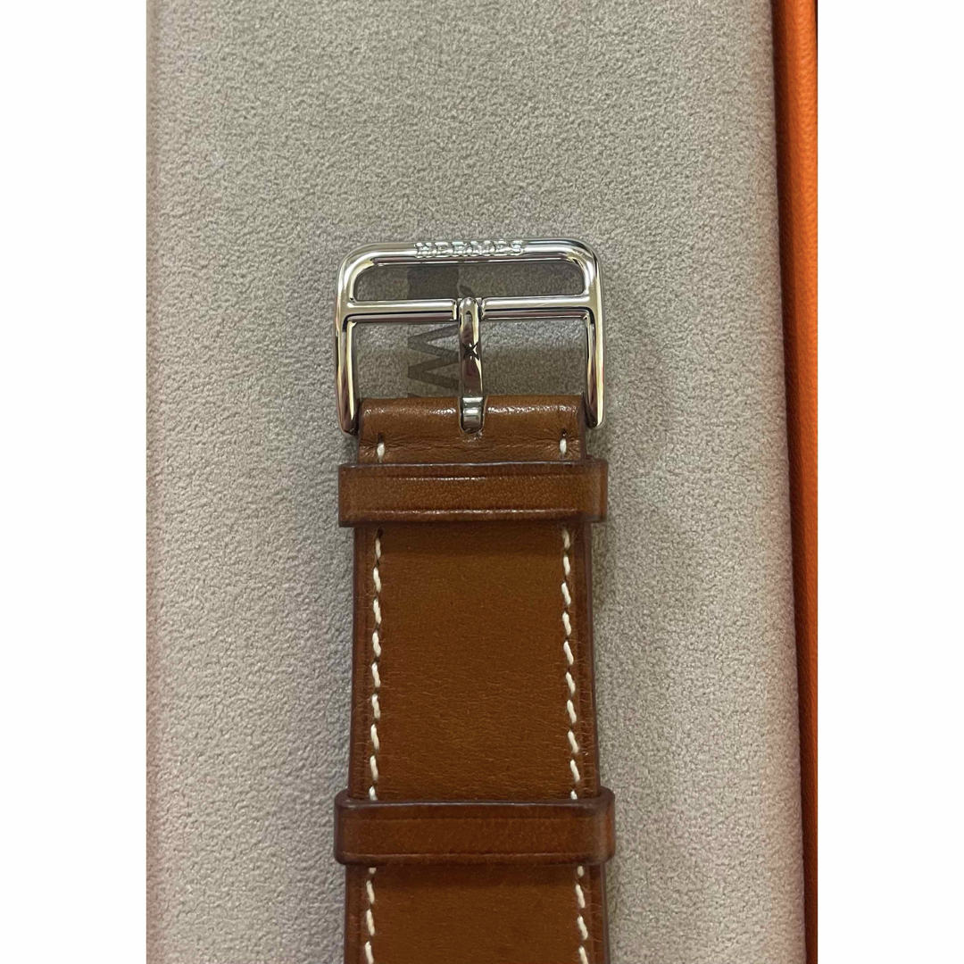 Apple(アップル)のApple Watch HERMES レザーバンド メンズの時計(レザーベルト)の商品写真