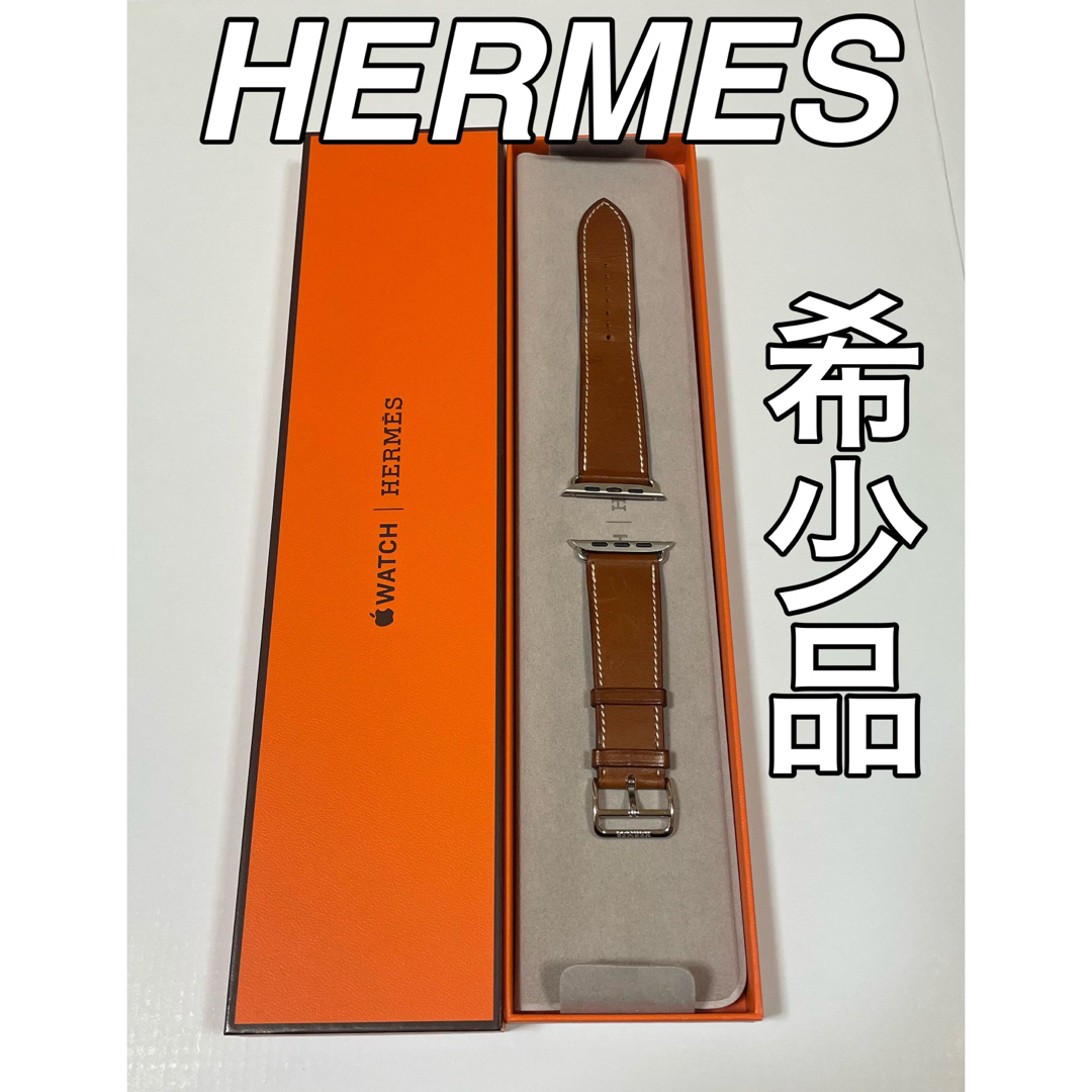 Apple(アップル)のApple Watch HERMES レザーバンド メンズの時計(レザーベルト)の商品写真