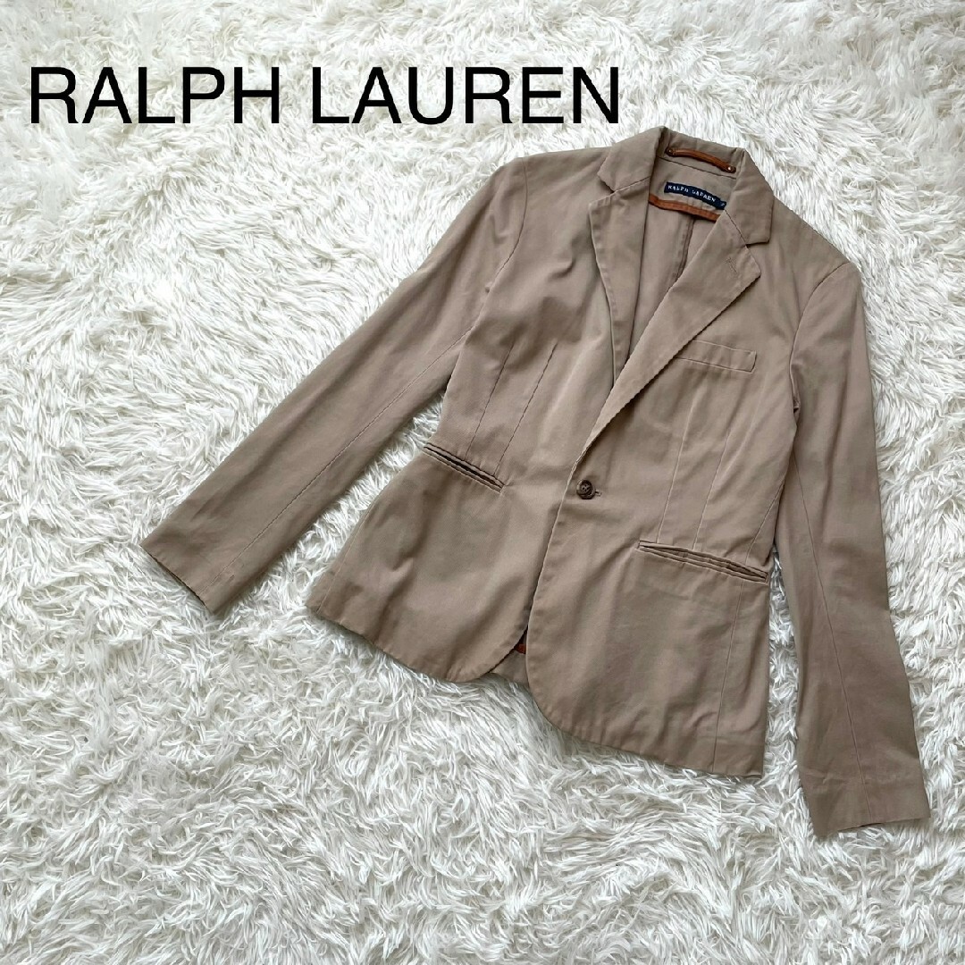 Ralph Lauren(ラルフローレン)のRalph Lauren　ラルフローレン　ジャケット　ベージュ レディースのジャケット/アウター(テーラードジャケット)の商品写真