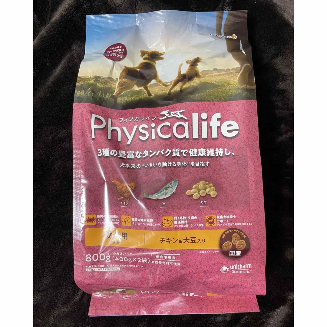 Unicharm - フィジカライフ Physicalife 成犬用 チキン&大豆入り 800g