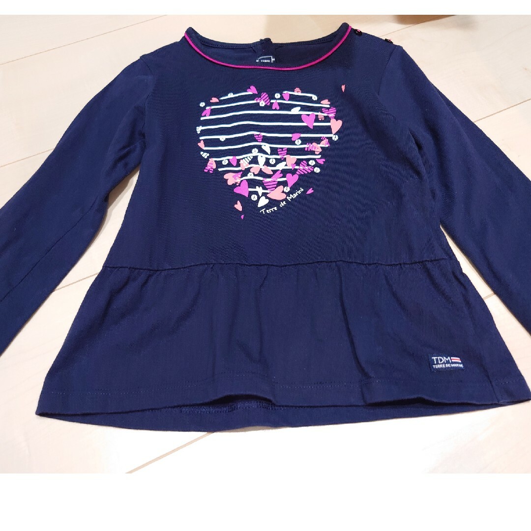 PETIT BATEAU(プチバトー)のテールドマラン　長袖　114cm キッズ/ベビー/マタニティのキッズ服女の子用(90cm~)(Tシャツ/カットソー)の商品写真