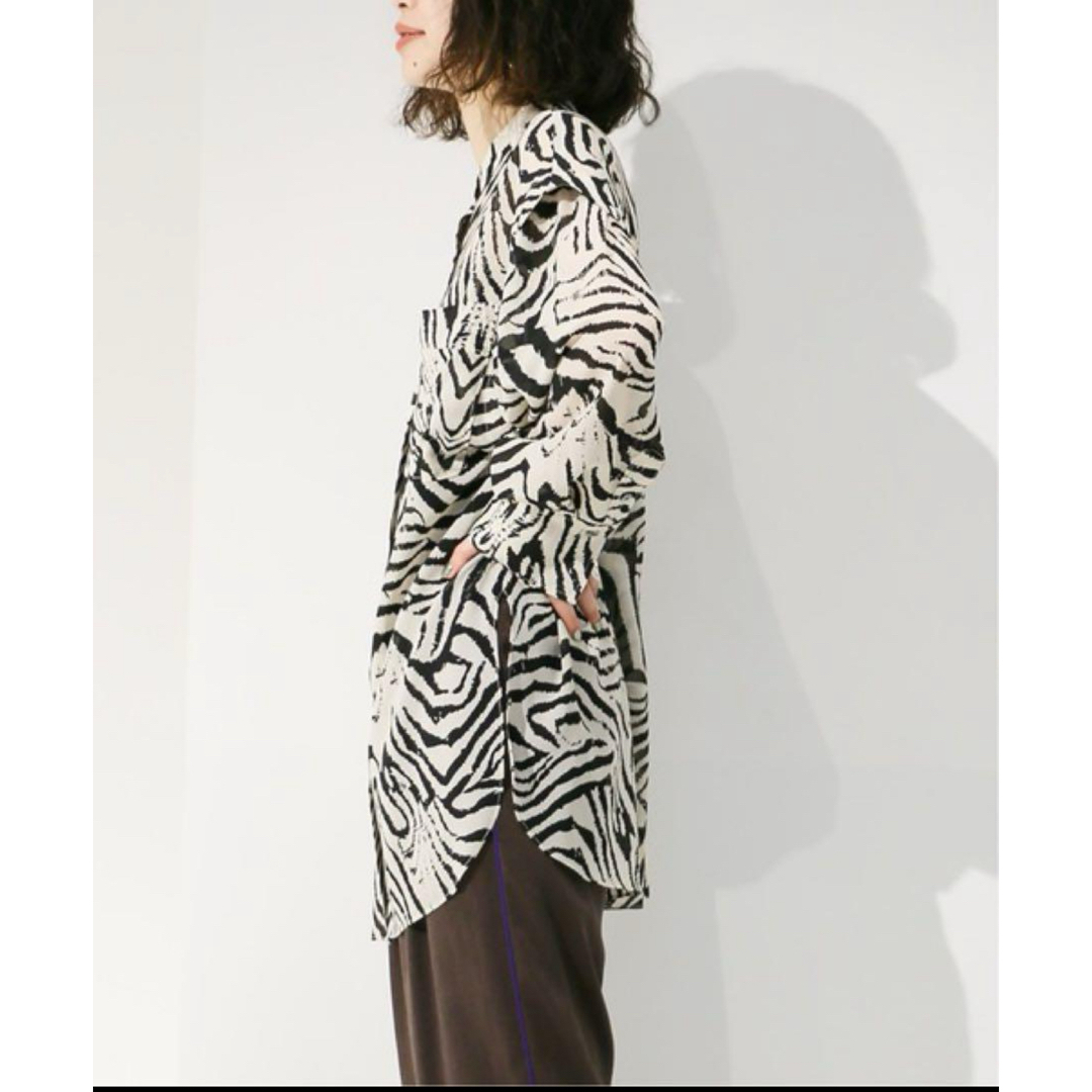 CITYSHOP(シティショップ)のCITYSHOP ZEBRA PRINT SHIRT レディースのトップス(シャツ/ブラウス(長袖/七分))の商品写真