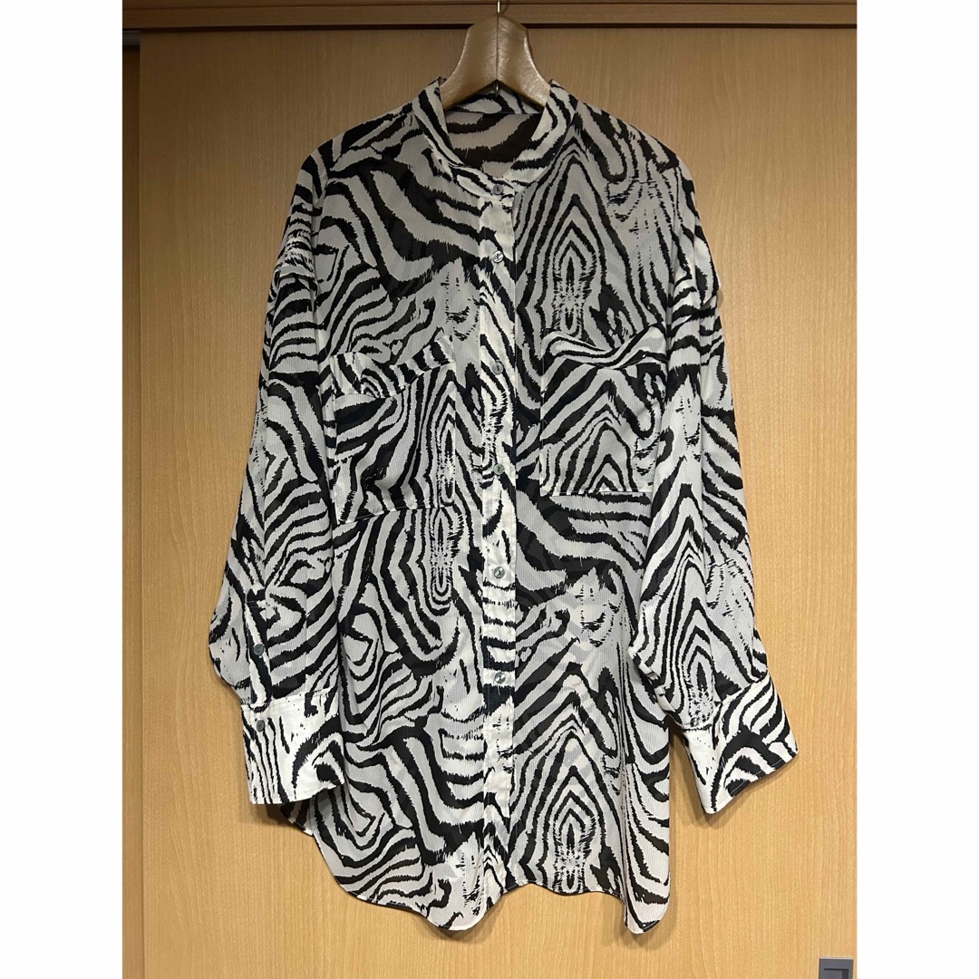 CITYSHOP(シティショップ)のCITYSHOP ZEBRA PRINT SHIRT レディースのトップス(シャツ/ブラウス(長袖/七分))の商品写真