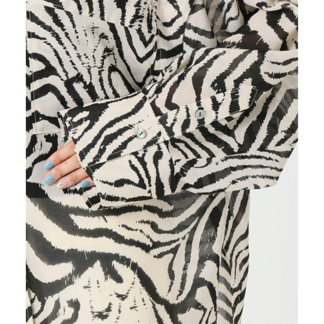 CITYSHOP(シティショップ)のCITYSHOP ZEBRA PRINT SHIRT レディースのトップス(シャツ/ブラウス(長袖/七分))の商品写真