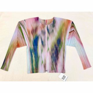 プリーツプリーズイッセイミヤケ(PLEATS PLEASE ISSEY MIYAKE)の【2月新作】PLEATS PLEASE ブルゾン サイズ３【新品タグ付】(ブルゾン)