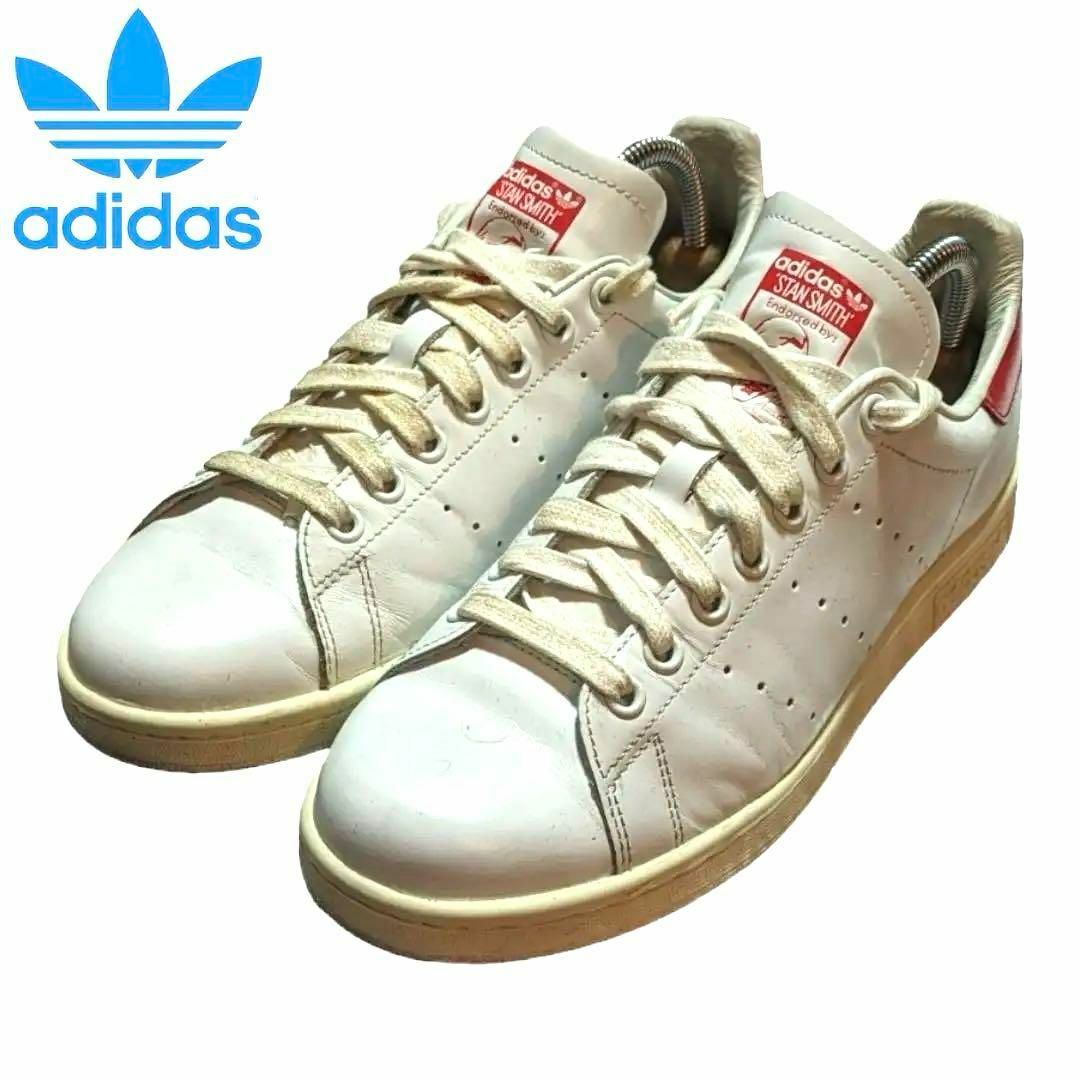 STANSMITH(adidas) - ADIDAS ORIGINALS ホワイト レッド STANSMITH(adidas) - ADIDAS ORIGINALS ホワイト レッド