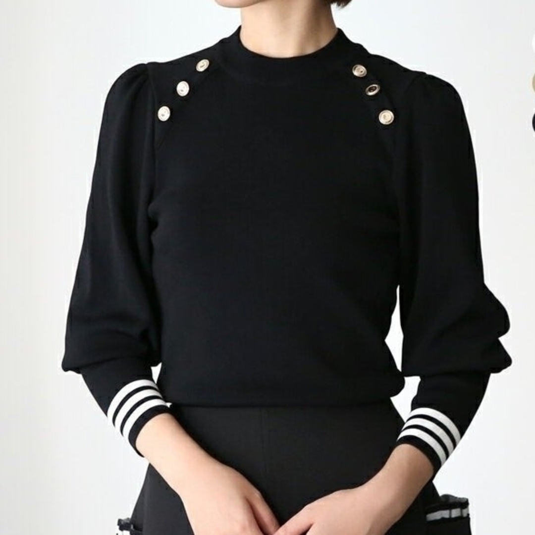 ボーダーズアットバルコニー JULIET SHOULDER TOP size38 ボーダーズアットバルコニー JULIET SHOULDER TOP size38