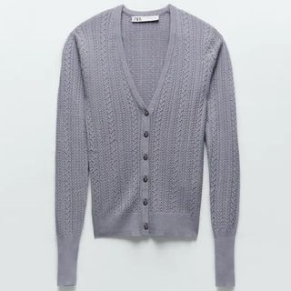 ザラ(ZARA)の新品 ZARA XL カーディガン ラインストーン ザラ(カーディガン)