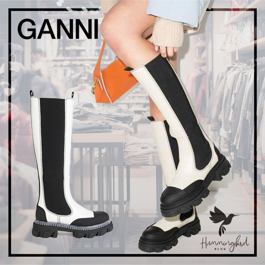 GANNI ロングブーツ39 レディースの靴/シューズ(ブーツ)の商品写真