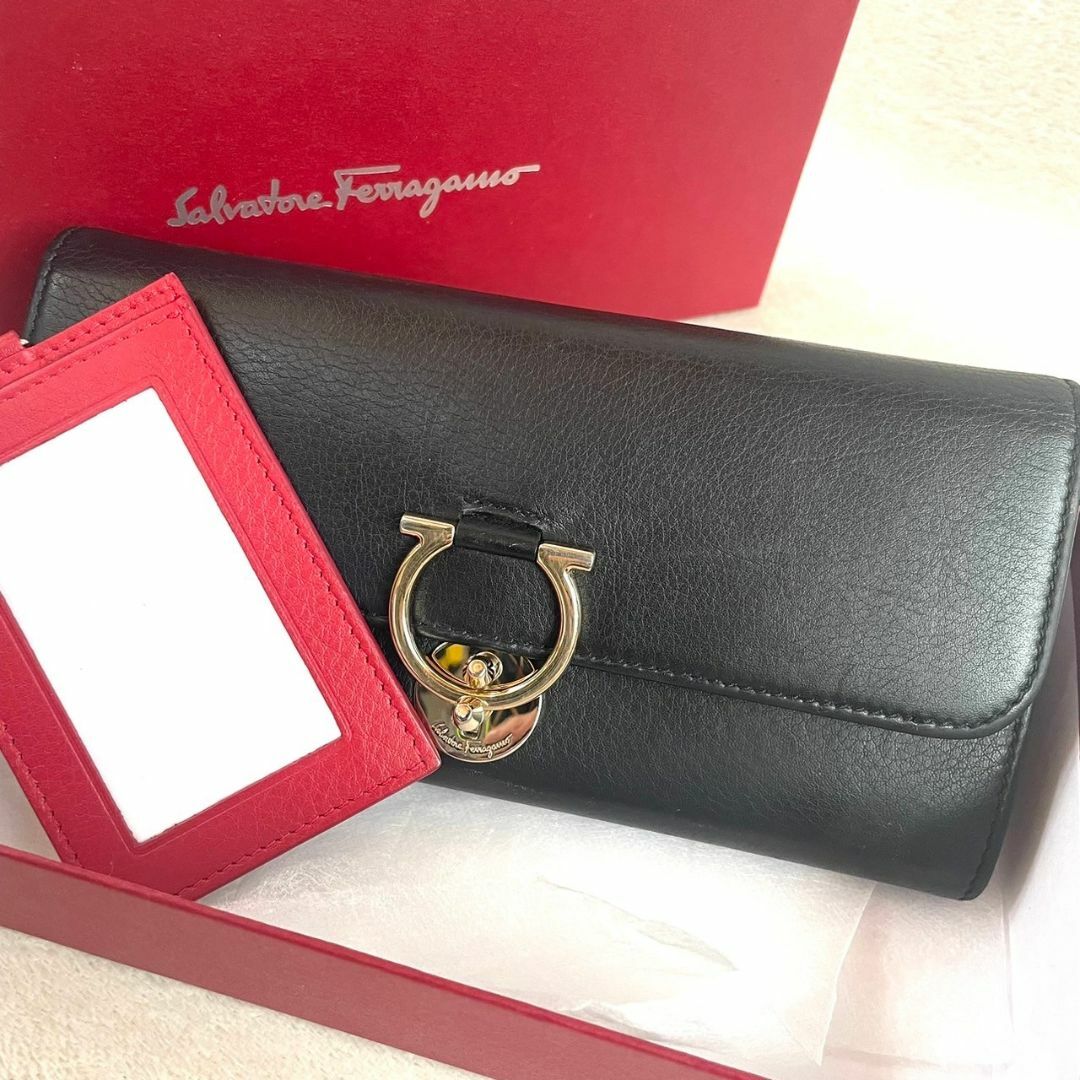 Salvatore Ferragamo - 希少/極美品 フェラガモ 長財布 ガンチーニ