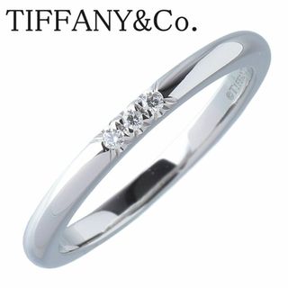 ティファニー(Tiffany & Co.)のティファニー ダイヤ リング クラシック バンド フォーエバー 3PD 10号 幅2.0mm PT950 新品仕上げ済 TIFFANY【16196】(リング(指輪))