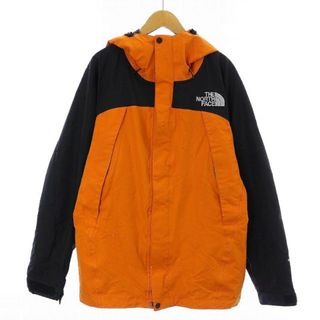 ザノースフェイス(THE NORTH FACE)のTHE NORTH FACE マウンテンジャケット パーカー M オレンジ 黒(マウンテンパーカー)