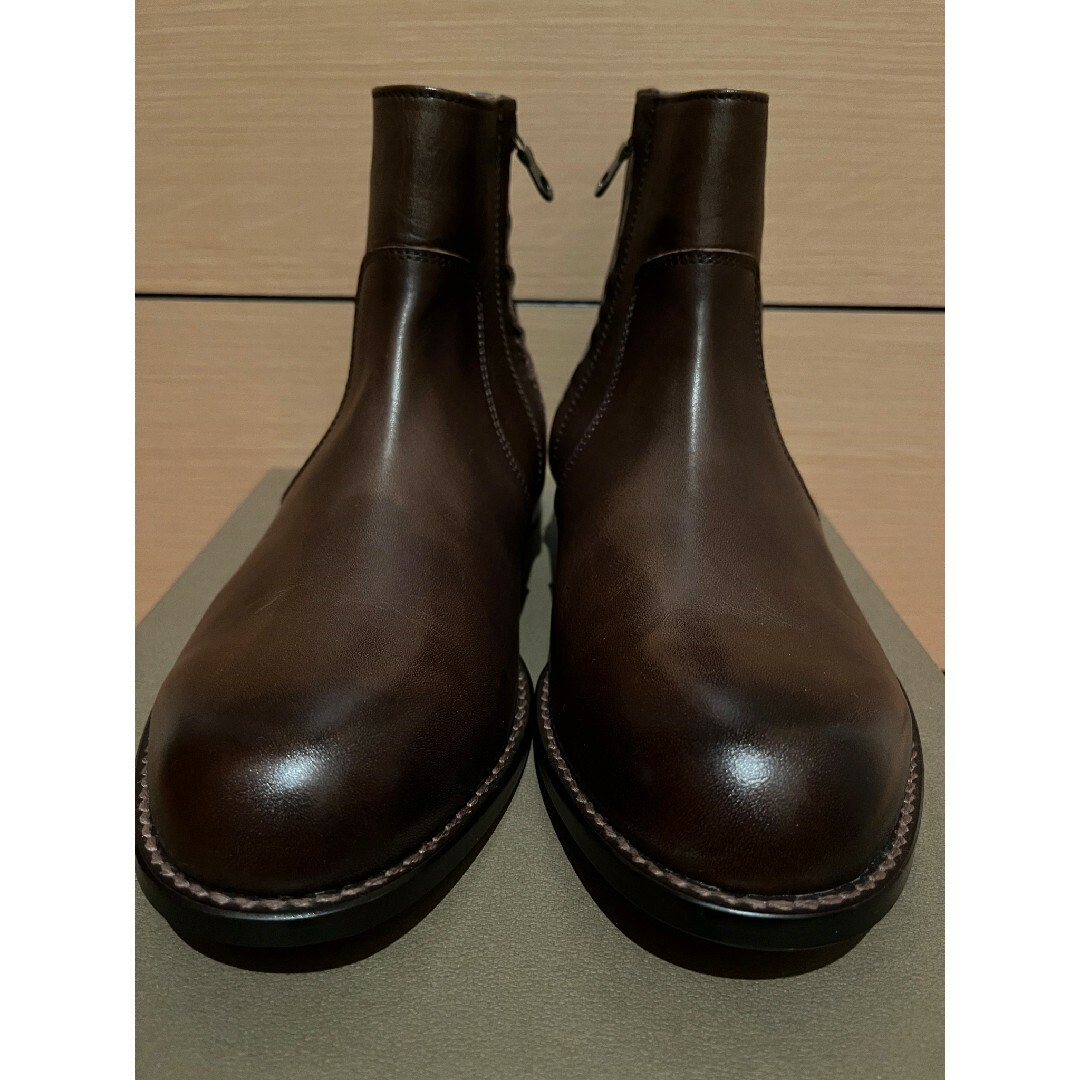 PADRONE(パドローネ)のPADRONE ブーツ 41 deep brown パドローネ サイドジップ メンズの靴/シューズ(ブーツ)の商品写真