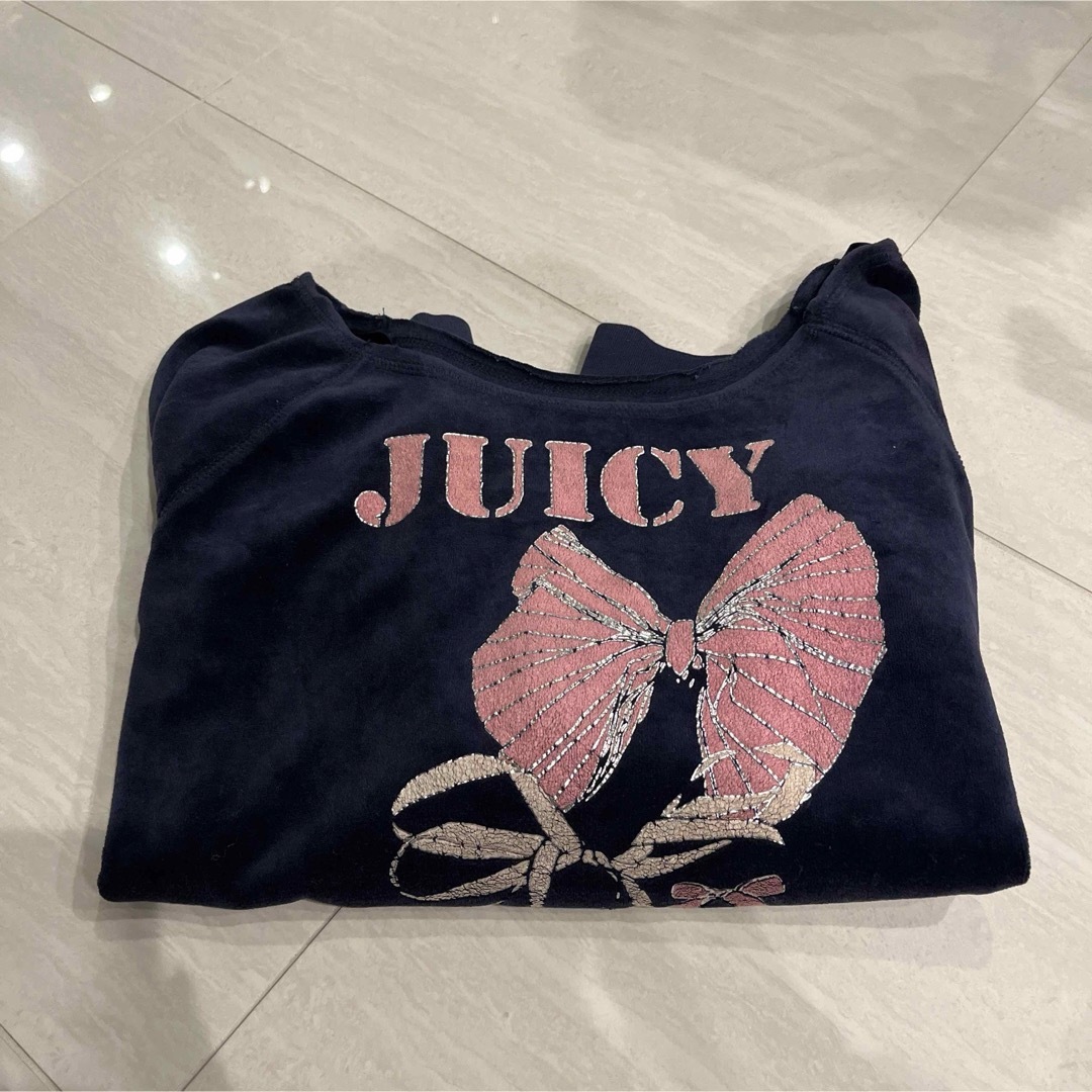 Juicy Couture(ジューシークチュール)のジューシークチュール　ベロア生地トップス レディースのトップス(パーカー)の商品写真