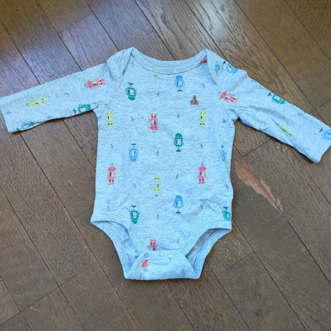 babyGAP(ベビーギャップ)のbabygap ロボット柄ロンパース 6-12m キッズ/ベビー/マタニティのベビー服(~85cm)(ロンパース)の商品写真