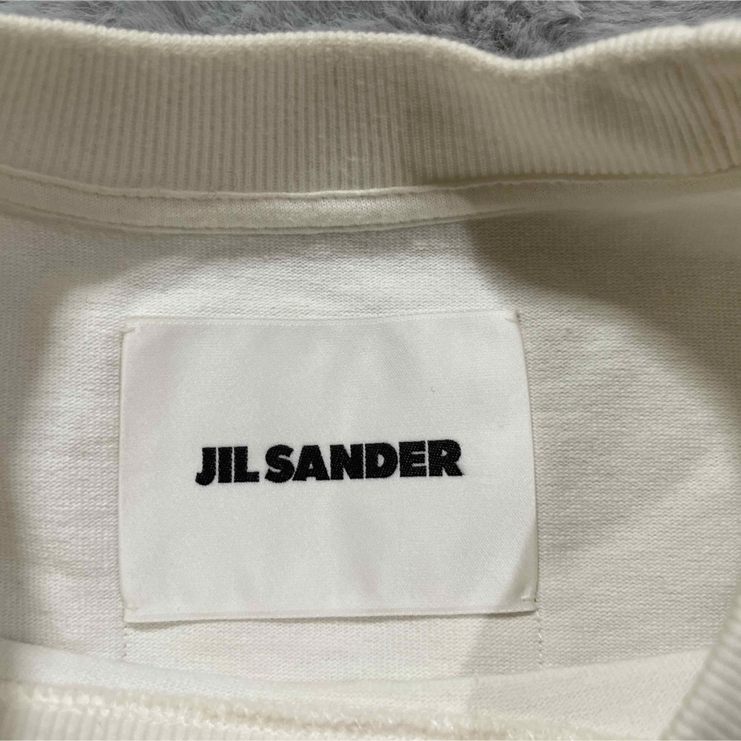 Jil Sander(ジルサンダー)の【希少価値】  JIL SANDER フリンジパッチプリントスウェット21AW メンズのトップス(スウェット)の商品写真