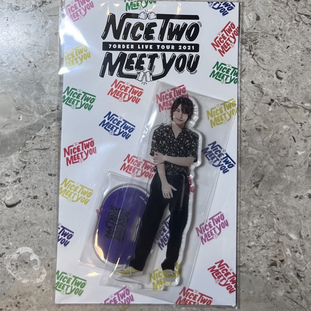 7ORDER(セブンオーダー)の7ORDER 阿部顕嵐 NICE TWO MEET YOU アクスタ エンタメ/ホビーのタレントグッズ(アイドルグッズ)の商品写真