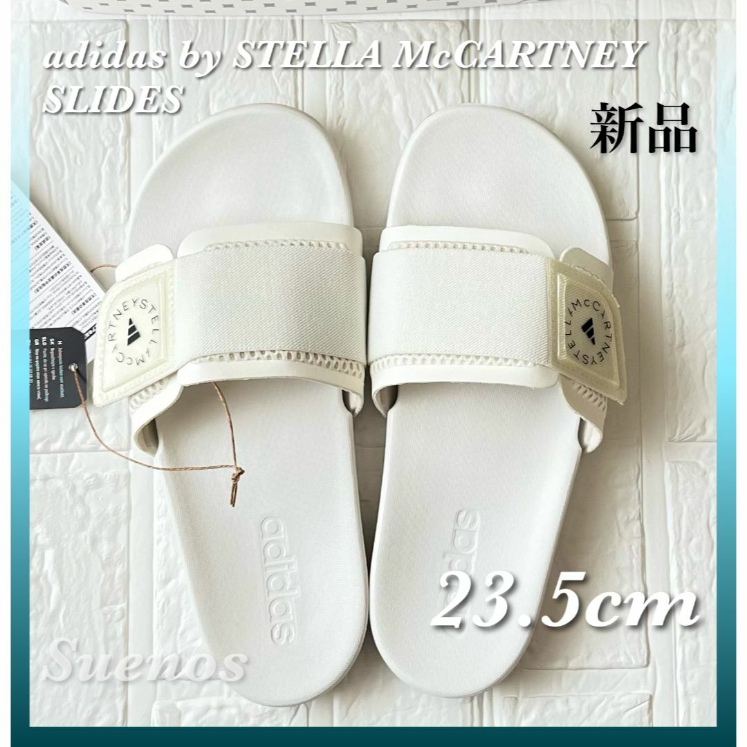 adidas by Stella McCartney(アディダスバイステラマッカートニー)のアディダス バイ ステラマッカートニー★ 人気 SLIDES サンダル ホワイト レディースの靴/シューズ(サンダル)の商品写真