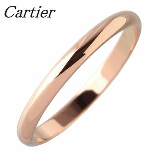 カルティエ(Cartier)のカルティエ 1895 ウェディング リング #60 幅2.4mm Au750PG 新品仕上げ済 Cartier【16218】(リング(指輪))
