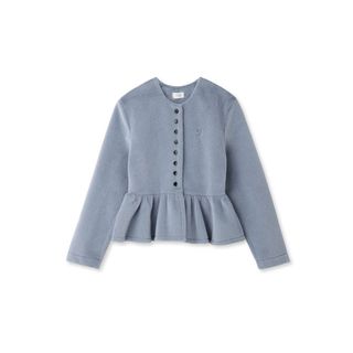 Bibiy. "B" CAMEL PEPURAMU CARDIGAN(カーディガン)
