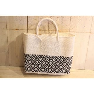 INGEBORG - 新品 インゲボルグ ピンクハウス 黒リボンレースかごバッグ INGEBORG - 新品 インゲボルグ ピンクハウス 黒リボンレースかごバッグ