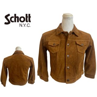 ショット(schott)のSCHOTT ショット USA製 KIDS サイズL スエードレザージャケット(ジャケット/上着)