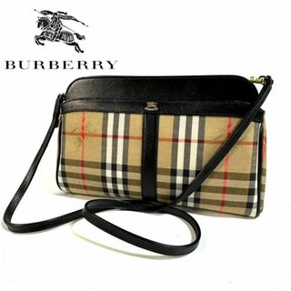 バーバリー(BURBERRY)の【美品】BURBERRY ノバチェック ミニショルダーバッグ 英国製 希少品(ショルダーバッグ)