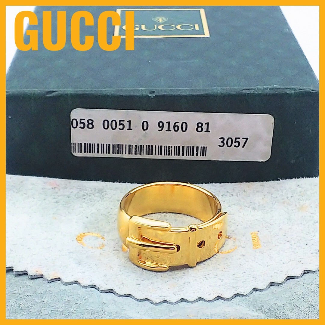 Gucci - グッチ GUCCI スカーフリング ベルトモチーフ メタル ゴールド Gucci - グッチ GUCCI スカーフリング ベルトモチーフ メタル ゴールド