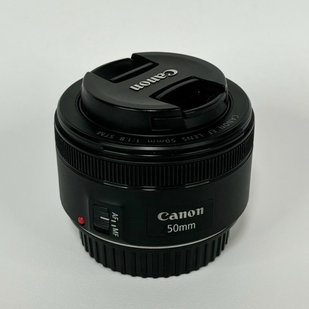 Canon(キヤノン)のCanon 単焦点レンズ　EF50mm F1.8 STM スマホ/家電/カメラのカメラ(レンズ(単焦点))の商品写真