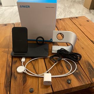 アンカー(Anker)のAnker 3-in-1 アンカー　iPhone Apple Watch(バッテリー/充電器)