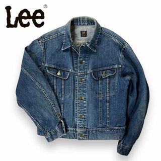 リー(Lee)の【希少品】Lee デニムジャケット101-J 四角黒タグ 60s 44 USA製(Gジャン/デニムジャケット)