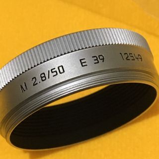 ライカ(LEICA)のLEICA 純正Elmar M50mmF2.8 E39フード 12549 美品(レンズ(単焦点))