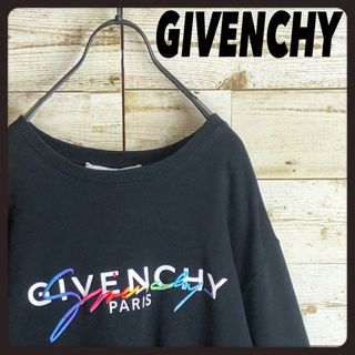 ジバンシィ(GIVENCHY)のGIVENCHY ジバンシー スウェット ビックシグネチャー刺繍ロゴ入り(スウェット)